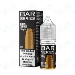 Bar Series Cream Tobacco Nic Salt Vape Juice
