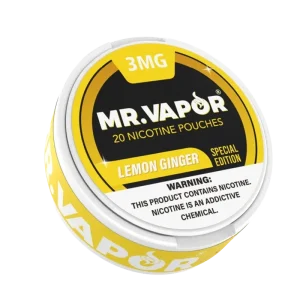 Mr. Vapor Nicotine Pouches - Lemon Ginger