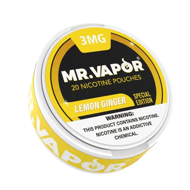 Mr. Vapor Nicotine Pouches - Lemon Ginger