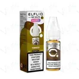 Tobacco Elf Bar ElfLiq Nic Salt E
