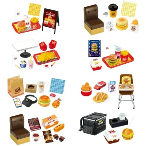 Re-Ment Petit Sample Burger Shop Complete Figure Set Japan Official Release