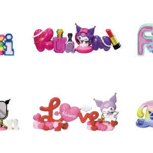 Re-Ment Sanrio Kuromi Words Collection Box H85xW145xD275 PVC ABS