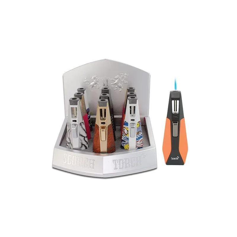 Scorch Torch - Metallic Diamond Shaped Torch Lighter