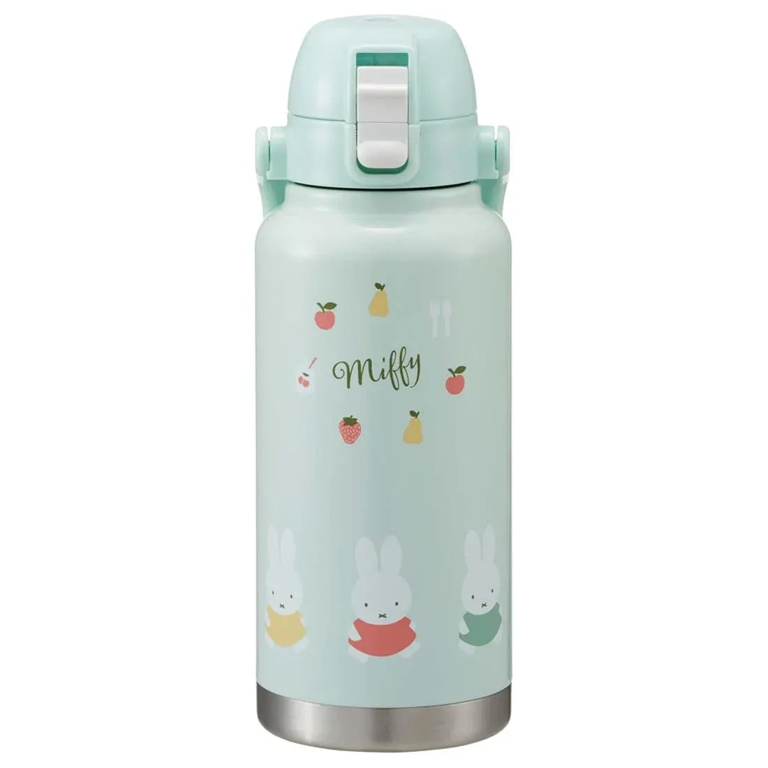Skater Miffy 1000ml Stainless Steel Bottle With Handle Direct Drink