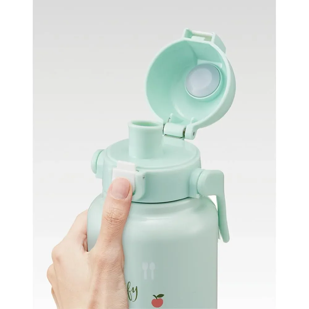 Skater Miffy 1000ml Stainless Steel Bottle With Handle Direct Drink - Image 2