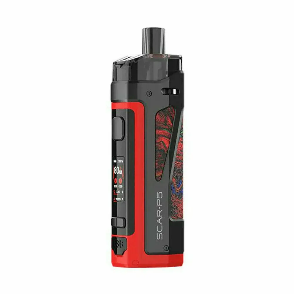 Smok Scar P5 80W Mod Pod Vape System Kit 2ml Capacity New - Image 2
