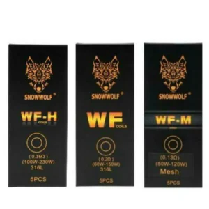 Snowwolf WF Coils | WF-H | WF-M | WF-H-M | WF-SS316L Pack of 5x Replacement Coils