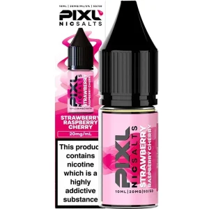Strawberry raspberry cherry PIXL Nic Salts e-liquid 10ml