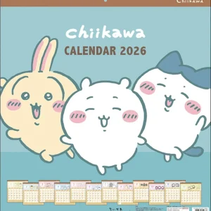 Sun-Star Stationery Chiikawa 2026 Wall Calendar 45x42cm CL-072