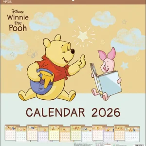 Sun-Star Stationery Winnie The Pooh 2026 Calendar 45x42cm Cl067 Planner
