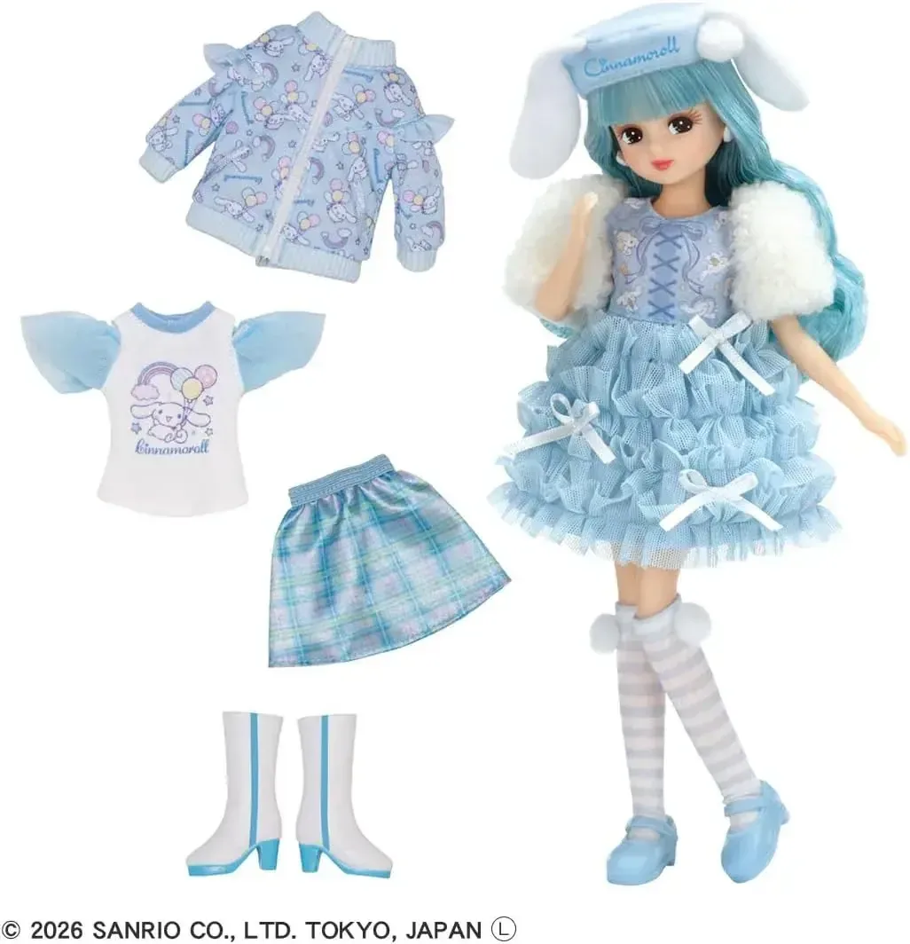 Takara Tomy Licca-chan Cinnamorol DX Doll Dress-Up Set, 3+ Years - Image 2