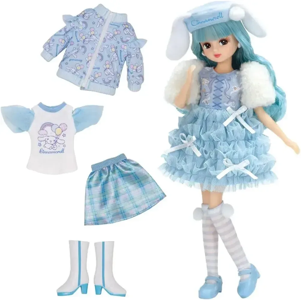 Takara Tomy Licca-chan Cinnamorol DX Doll Dress-Up Set, 3+ Years