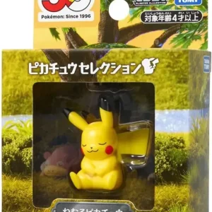 Takara Tomy Pokemon Moncolle Sleeping Pikachu Figure 4cm Toy