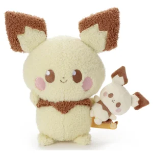 Takara Tomy Pokemon Pokepeace Pichu Mini Plush Doll Japan Edition Official
