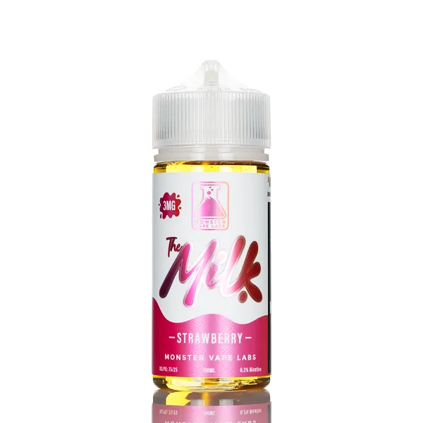 The Milk E-Liquid – Strawberry – 100mL - Image 2