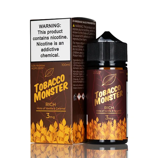 Tobacco Monster – Rich – 100mL