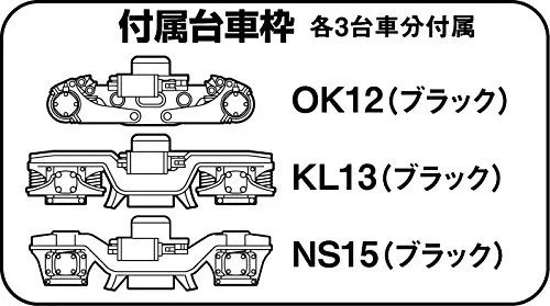 Tomytec Diocolle Railway Power Unit Tm-Tr03 2-Articulated Road Car 264484 - Image 2