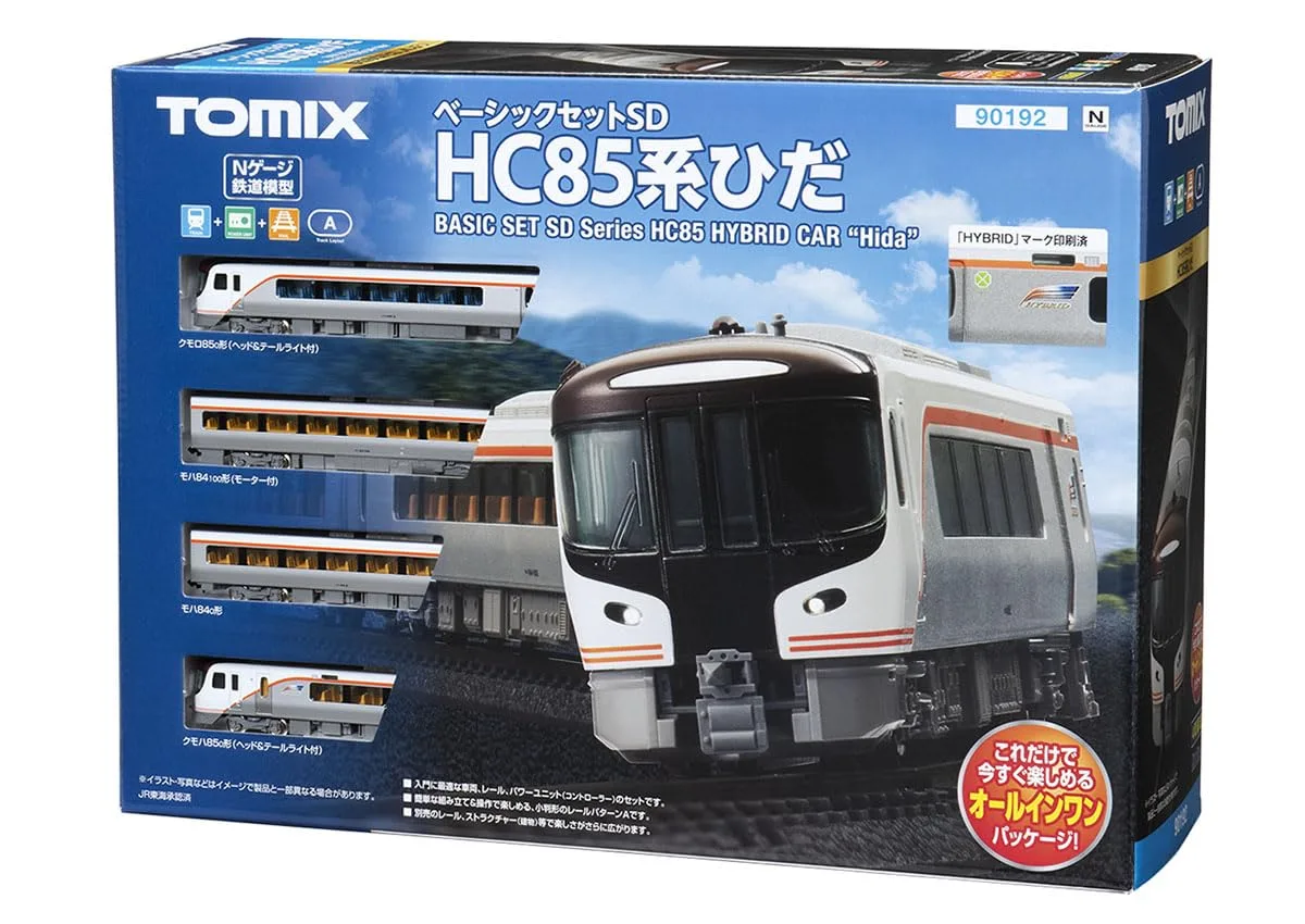 Tomytec Tomix N Gauge Basic Set Hc85 Series Hida 90192 Railway Model Beginner Set