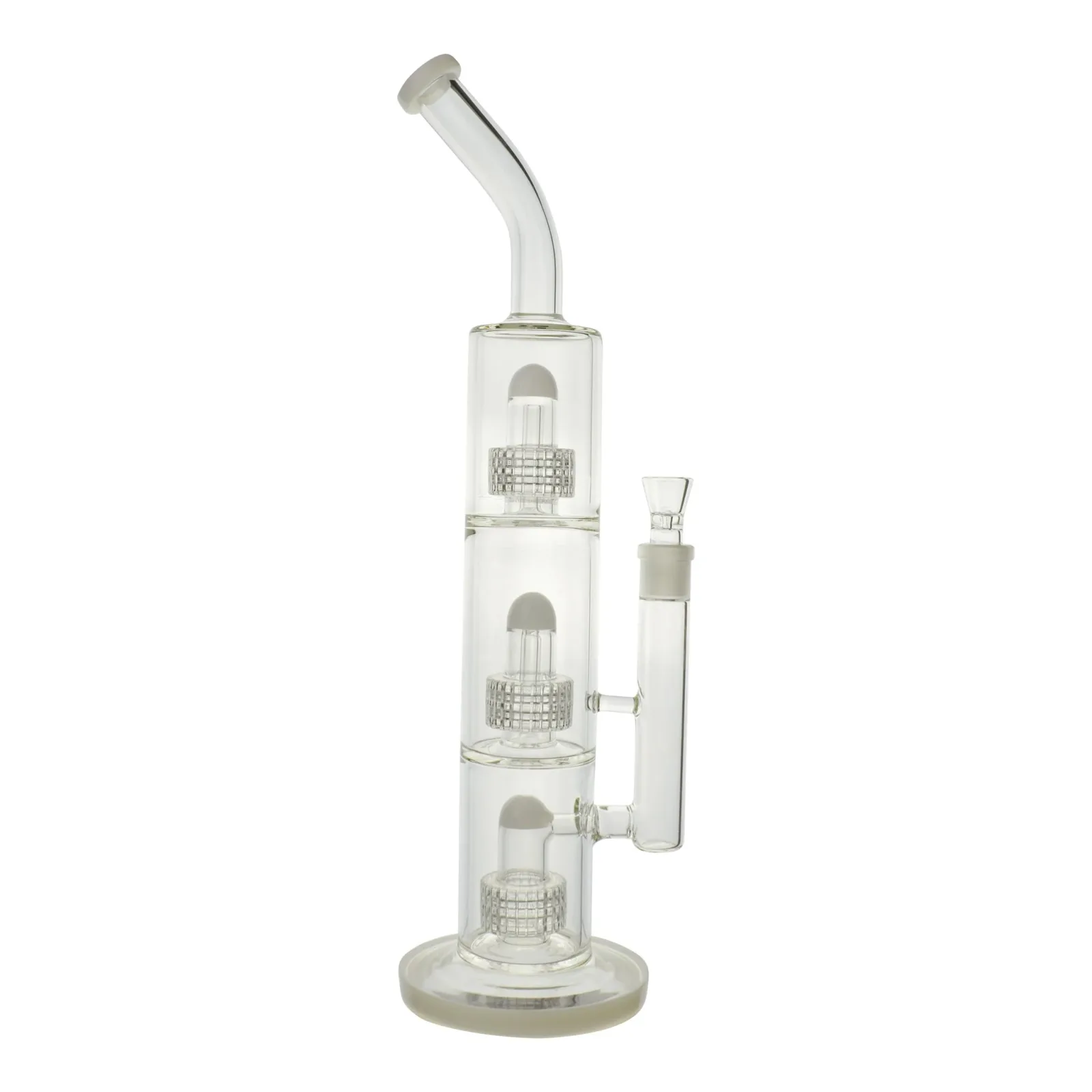 Triple Matrix Chamber Bong - 15 inches percolator bong