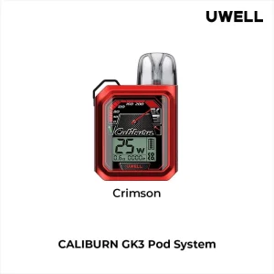 Uwell Caliburn GK3 25W Pod Kit - Crimson