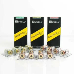 Uwell Crown III Coils 0.25Ω OR 0.4Ω OR 0.5Ω Pack of 4x Vape Replacement Coils
