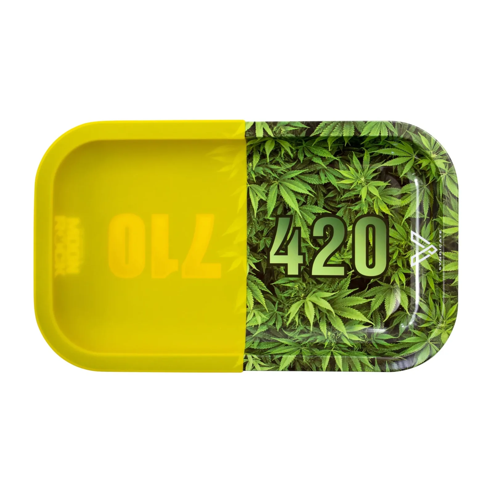 V Syndicate Moonrocks Hybrid Metal Rolling Tray w/ Dab Mat