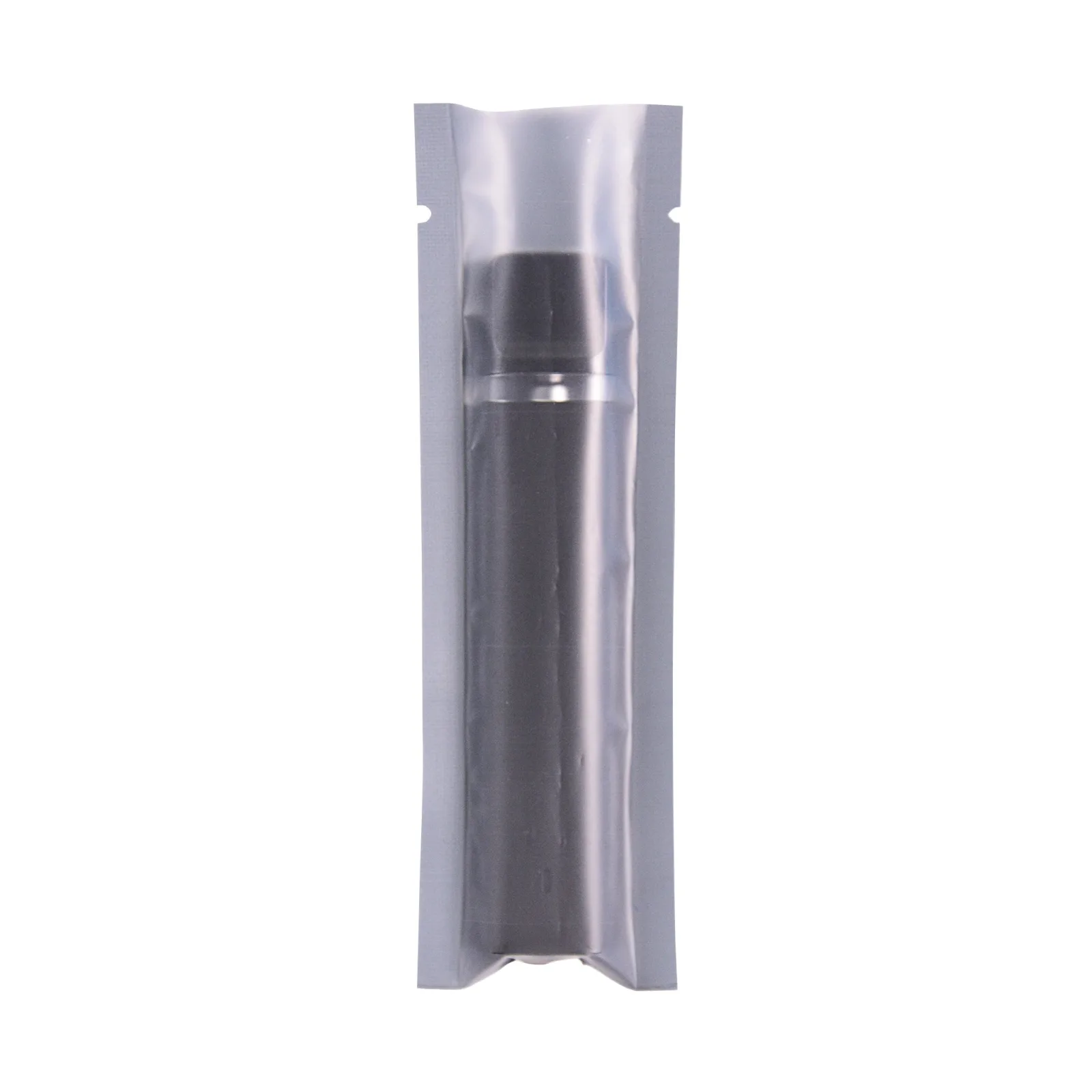V4-Compatible Child Resistant Mylar Bag – Clear Front / Black Back