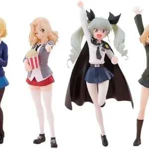 Vision Girls Und Panzer 6-Piece Plastic Figure Collection