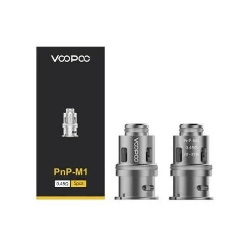 VooPoo PnP M1 Mesh, PnP R1 PnP R2 PnP M2 Pack of 5x Replacement Coils Head - Image 2