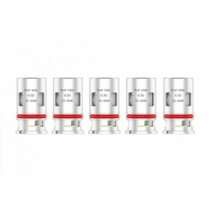 VooPoo VINCI PnP Single Mesh VM1 0.3ohm Coils 32–40W Pack of 5x Replacement Coil - Image 2