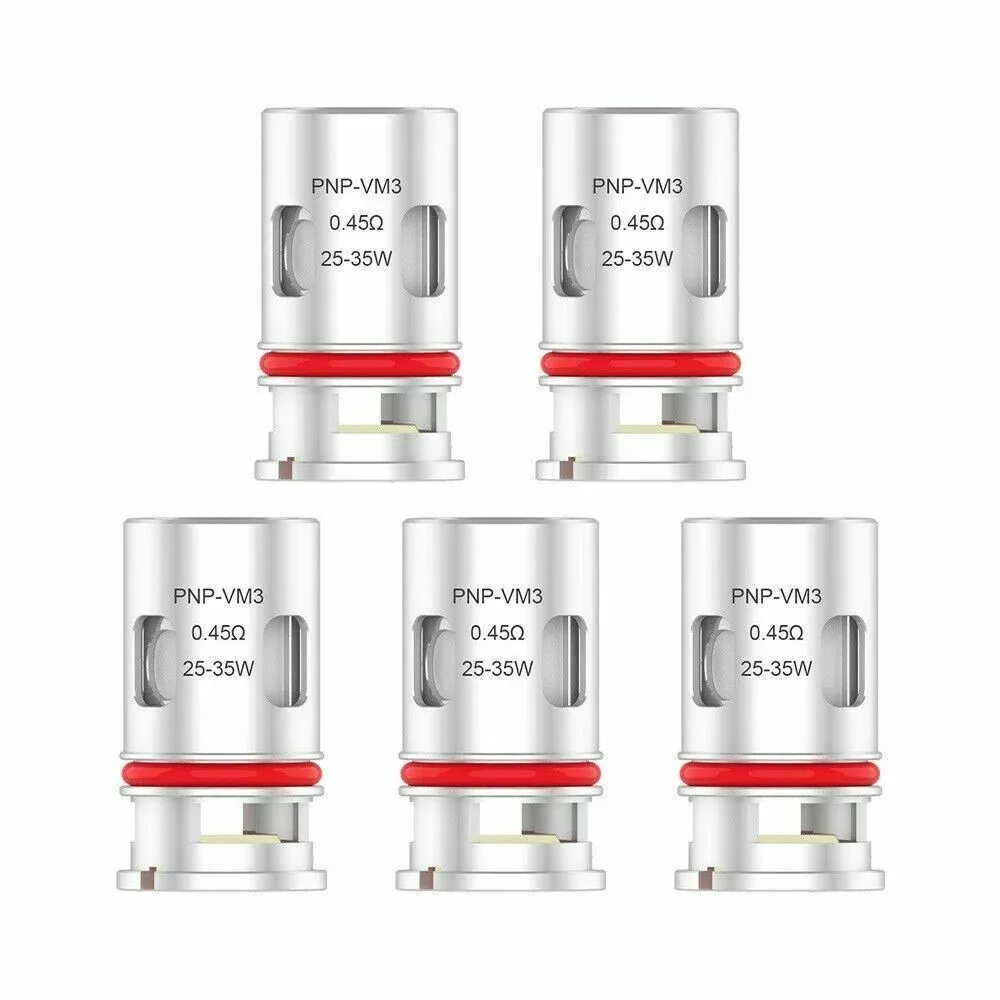 VooPoo VINCI PnP Single Mesh VM3 0.45ohm Coil 25–35W Pack of 5x Replacement Coil - Image 2