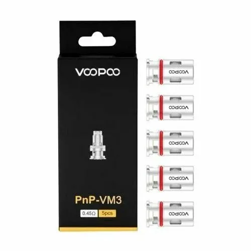VooPoo VINCI PnP VM1 VM3 VM4 VM5 VM6 Pack of 5x Replacement Coils PnP-RBA - Image 2