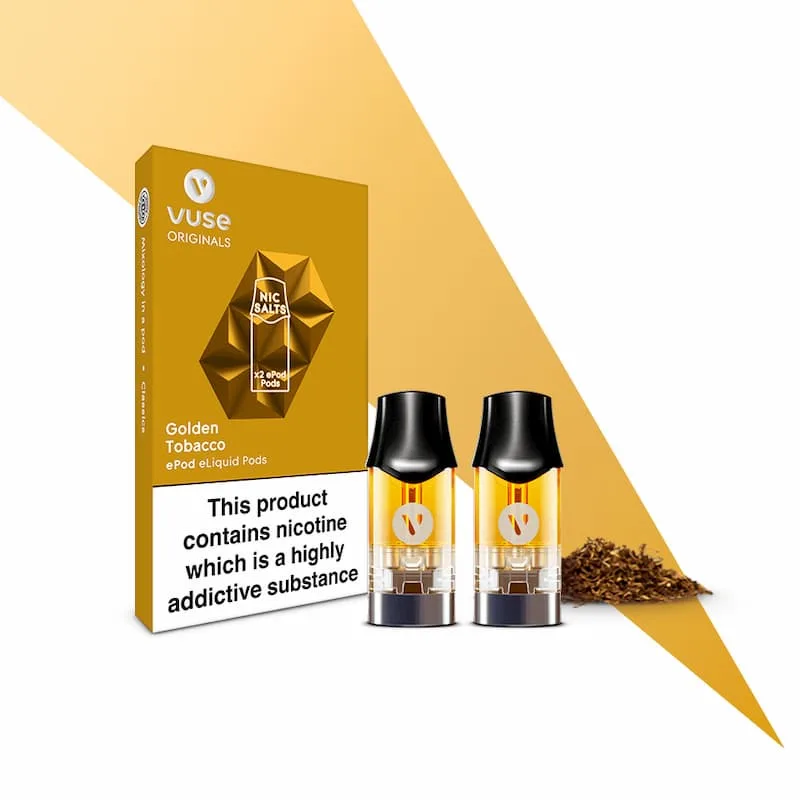 VUSE Golden Tobacco Pods