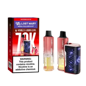 Watermelon Ice - Lost Mary Nera Fullview 70k Disposable Vape Kit