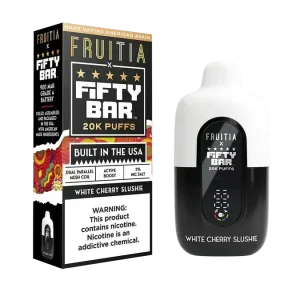 White Cherry Slushie - Fifty Bar 20K Disposable Vape